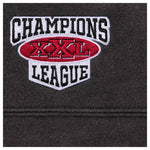 Load image into Gallery viewer, Supreme Football Jersey Hooded Sweatshirt Black
