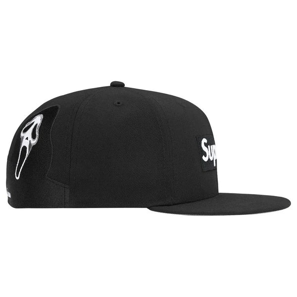 Supreme Ghostface Box Logo New Era 59Fifty Cap Black