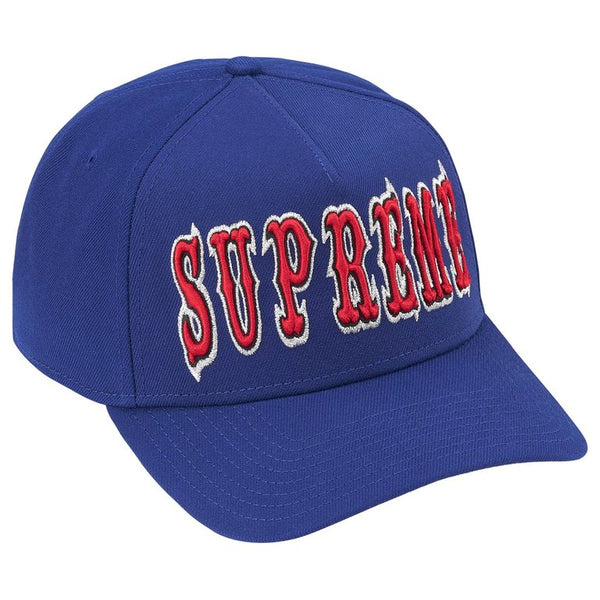 Supreme Gothic Outline Adjustable New Era 9Forty  A Frame Cap Royal