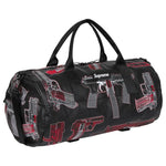 Load image into Gallery viewer, Supreme Guns Embroidered Leather Duffle Bag Black
