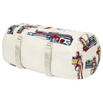 Load image into Gallery viewer, Supreme Guns Embroidered Leather Duffle Bag White
