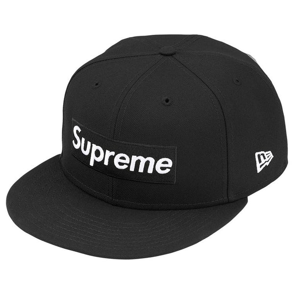 Supreme Rings Box Logo New Era 59Fifty Fitted Hat Black
