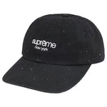 Load image into Gallery viewer, Supreme Sequin Denim Classic Logo 6-Panel Black
