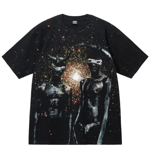 Stussy Black Star Tee Black