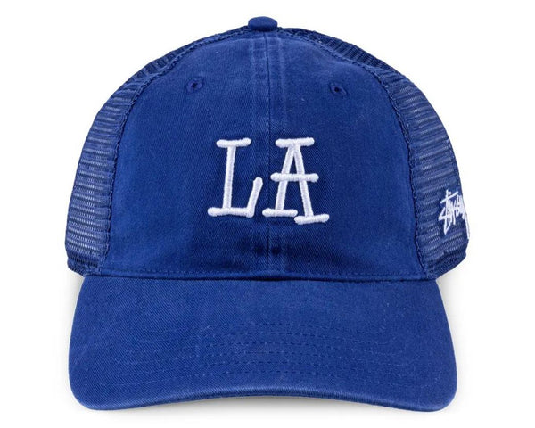 Stussy  Blue La Chapter Trucker Cap