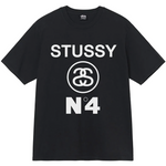 Load image into Gallery viewer, Stussy Pigment Dyed No.4 Tee Black (SS22)
