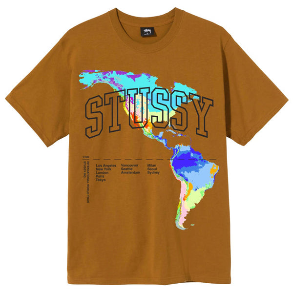 Stussy Thermal Tee Caramel