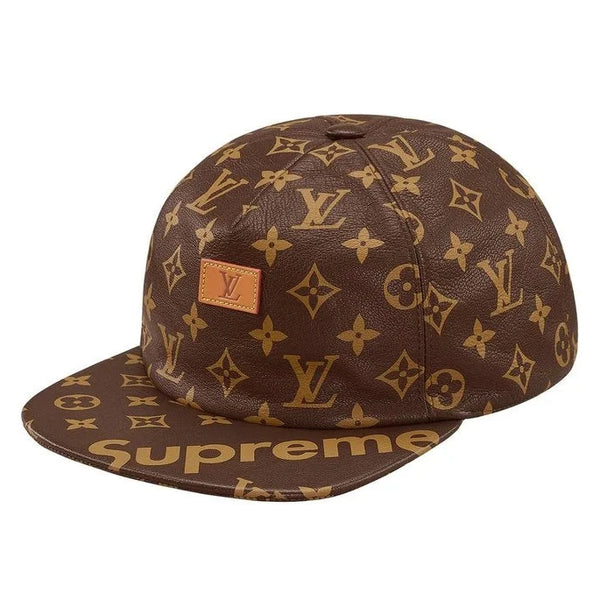 Supreme x Louis Vuitton 5-Panel Hat Brown