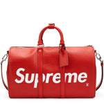 Load image into Gallery viewer, Louis Vuitton x Supreme Keepall Bandouliere Epi 45 Red

