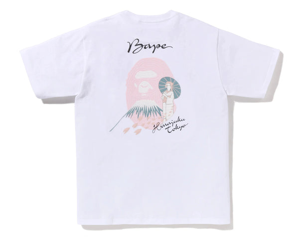 Bape Sakura Souvenir Tee White