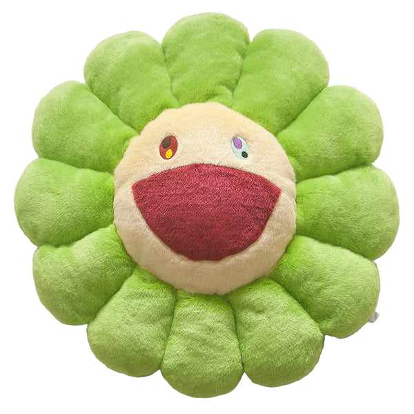 Takashi Murakami Flower Plush 60CM Bright Green/Light Yellow