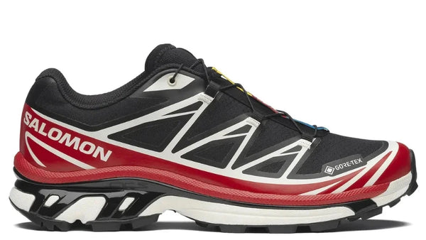 Salomon XT-6 Gore-Tex Black Flame Scarlet