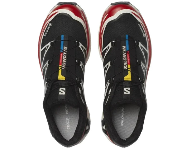 Salomon XT-6 Gore-Tex Black Flame Scarlet