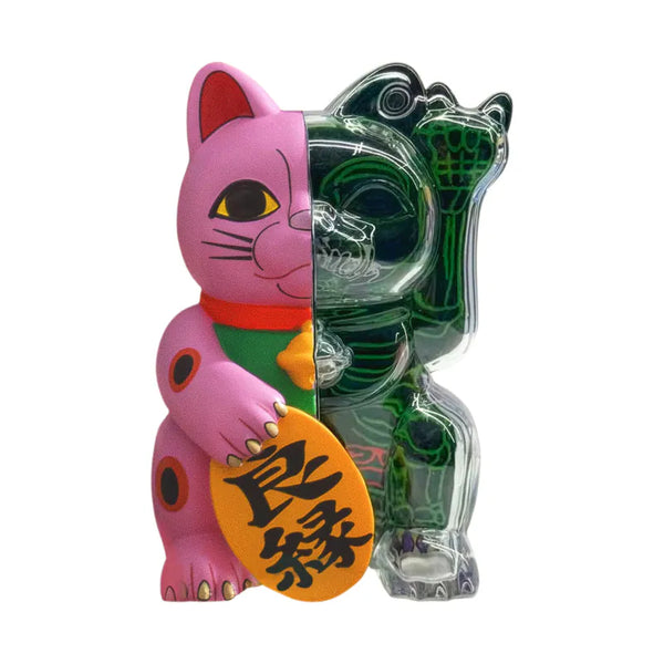 Pixel Zipper - Kouun Neko 50:50 Lucky Cat Figure "Rapport"