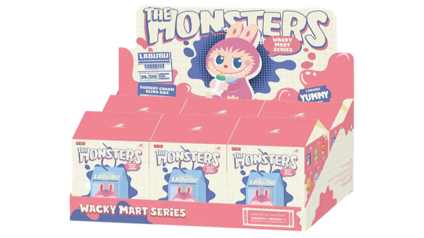 Pop Mart Labubu The Monsters Wacky Mart Series Squishy Charm Sealed Case Blind Box (Sold per piece)