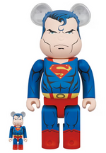Load image into Gallery viewer, Bearbrick Superman (Batman: Hush Ver.) 100% &amp; 400% Set
