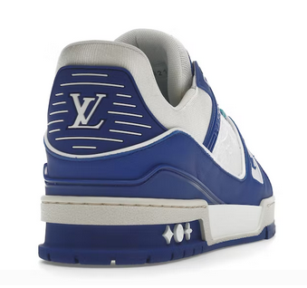 LV Trainer Sneakers Blue, Blue, 6.5