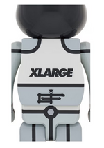 Load image into Gallery viewer, Bearbrick x XLARGE x David Flores 1000% Black
