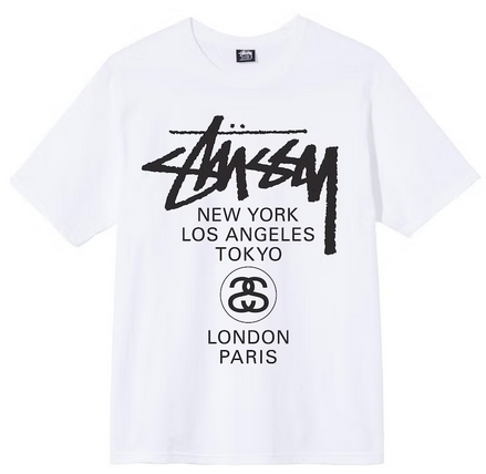 Stussy World Tour T-shirt White