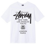 Load image into Gallery viewer, Stussy World Tour T-shirt White

