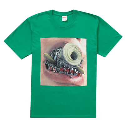 Supreme Braces Tee Green