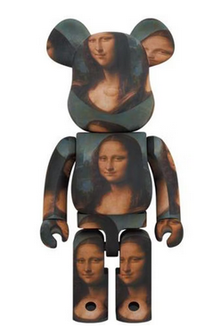 Bearbrick Leonardo De Vinci Mona Lisa 1000%