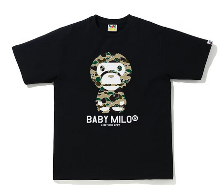 BAPE Sta Camo Baby Milo Tee Black/Yellow