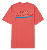Load image into Gallery viewer, Supreme Manhattan Tee Bright Coral
