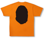Load image into Gallery viewer, BAPE Bicolor Big Ape Head Tee (SS22) Orange
