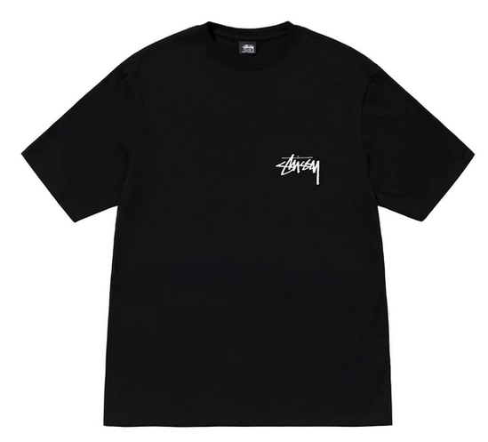STUSSY GALAXY TEE BLACK