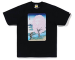 Load image into Gallery viewer, BAPE Sakura Tee (SS23) Black
