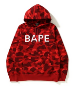 Load image into Gallery viewer, BAPE Color Camo Pullover Hoodie Red
