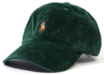 Load image into Gallery viewer, Polo Ralph Lauren	Pony Logo Stretch Corduroy Cap - Green
