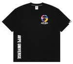 Load image into Gallery viewer, AAPE Moonface camo graphic tee BLACK
