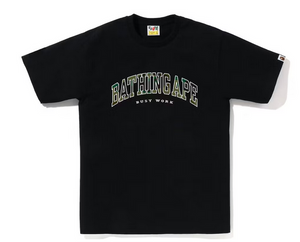 BAPE 1st Camo Logo Tee Black Green