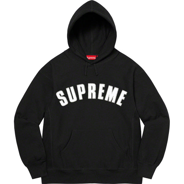 Supreme Pearl Logo Hooded Sweatshirt Black