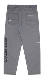 Load image into Gallery viewer, AAPE Moonface patch relaxed denim pants
