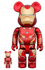 Load image into Gallery viewer, Bearbrick x Marvel Iron Man Mark 50 100% &amp; 400% Set
