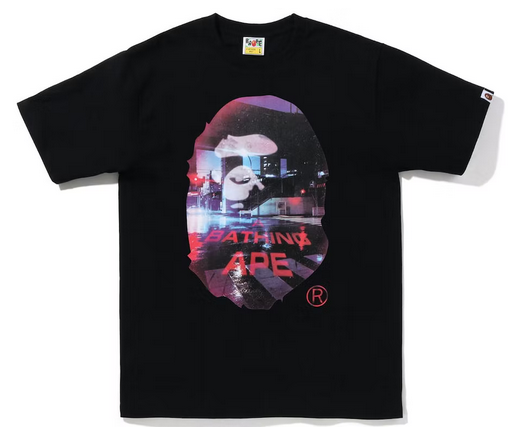 BAPE Ape Back Street Tee Black