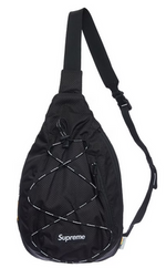 Load image into Gallery viewer, Supreme Sling Bag (SS22) Black
