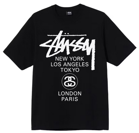 Stussy World Tour T-shirt Black