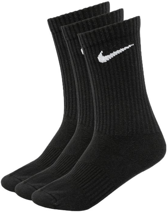 Nike EveryDay Lightweight Crew Socks Black (set of 3)