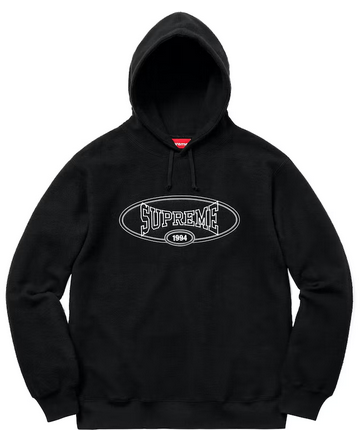 Supreme Reverse Fleece Hooded Sweatshirt (SS18) Black