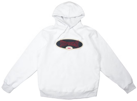 Supreme Reverse Fleece Hooded Sweatshirt (SS18) Ash Grey