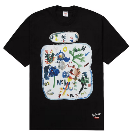 Supreme Yohji Yamamoto Paint Tee Black