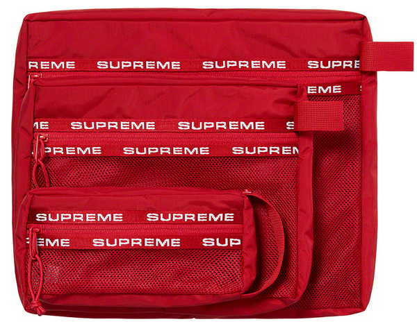 Supreme Organizer Pouch Set Red