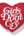 Girls Dont Cry GDC Angel Logo Pillow Red