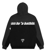 Load image into Gallery viewer, AAPE Moonface patch panelled hoodie

