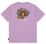 Load image into Gallery viewer, Baby Milo short sleeve Flower Tee Purple
