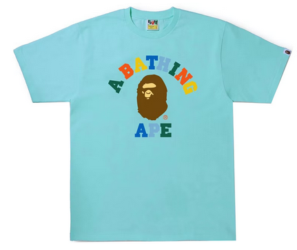 BAPE Colors College Tee (SS22) Sax